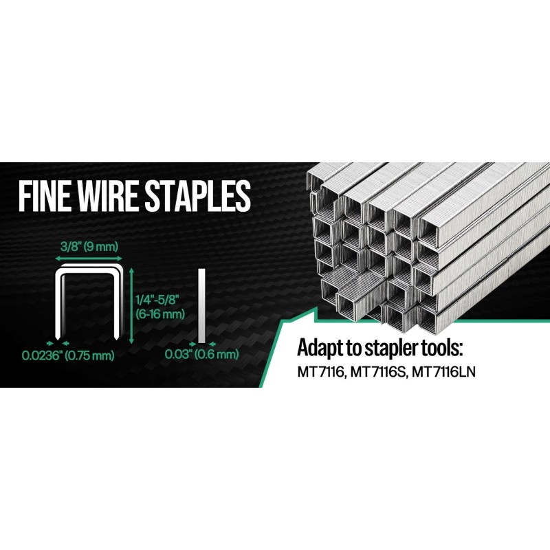 Meite 22GA 3/8" Crown Pneumatic Upholstery Stapler MT7116S With Safety