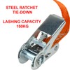 Master Lock 3209EURDAT FastLink Ratchet Strap, Orange, 5m x 25mm