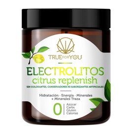 Electrolitos sin Azúcar, Hidratación en Polvo, Adicionado con Calcio, Zinc y Potasio. Keto, Paleo y Vegano, Sabor Limonada.