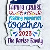 1 Family Cruise Making Memories Together Wall Door Magnet, Cruising