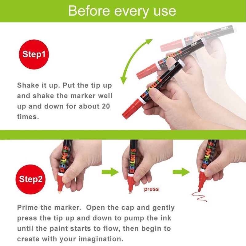 Dealkits Colours Acrylic Pens and Marker Pens