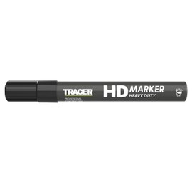 Tracer Heavy Duty Construction Marker (1-3mm Bullet Point General-Purpose Marker ideal for construction sites) – Black