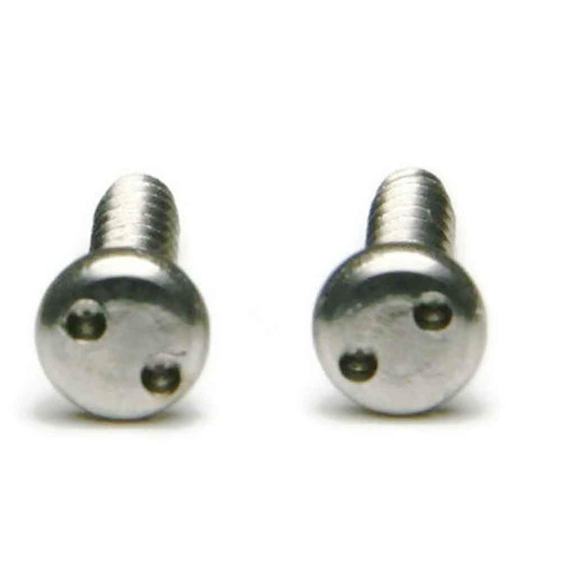 Stainless Steel License Plate Screws Tamper Proof Kit - Spanner