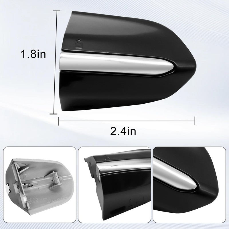 Shtuomoland Front Left Driver Exterior Door Handle Lock Bezel Cover