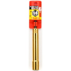 Tajima TSK-SD14L-6K SD Long Socket for Impact Drivers, Hex 0.5 inches (14 mm), 1 Piece