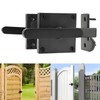 Double Side Gate Latch, Aluminum Self Locking Gate Latch for