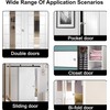 SANGRENSHEN Sliding Door Lock Pocket Door Flush Handles Latch Privacy
