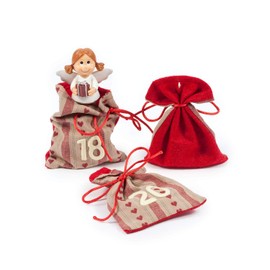 Pajoma Advent Calendar Contemplative Time 24 Bags to Fill Christmas