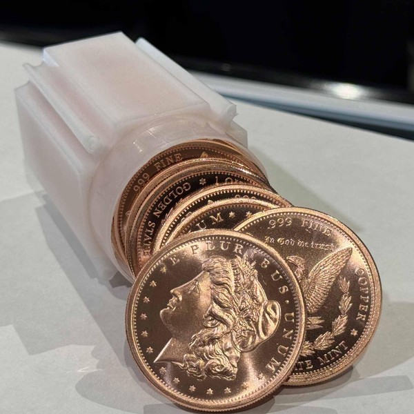 Generic Full tube of 20 x 1 oz copper Morgan