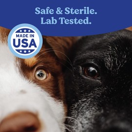 Angels' Eyes Multi-Purpose Sterile Eye Wash 4 oz Eye Cleaner and Rinse, Tear Stain Reducer for Allergies, Debris, Mucus, Irritation and Weepy Eyes for All Dogs with Boric Acid