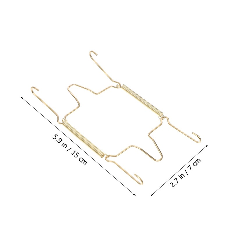 Healeved Invisible Plate Hanger Wall Plate Hanger: 4pcs Stainless Steel