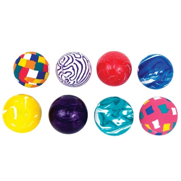 Raymond Geddes 45mm Super Balls (Pack of 50) - Assorted Medium Sized Bouncy Balls for Kids - Novelty Toys for Birthday Party Favors and Prizes