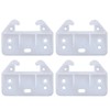 FDXGYH 10 Pcs Plastic Drawer Guides Drawer Track Guides Drawer