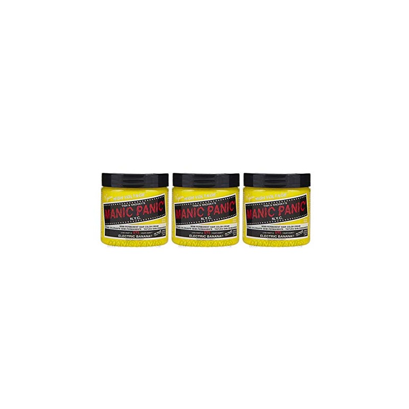 Manic Panic Electric Banana Classic Creme, Vegan, Cruelty Free, Yellow