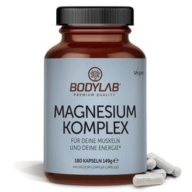 Bodylab24 Magnesium Komplex 180 Kapseln,