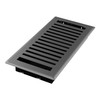 Imperial RG3444 Montezuma Decorative Floor Register, 4 x 10-Inch, Grey