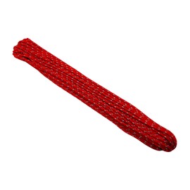 Sanyu Sangyo UUU-0077 Guy Rope, Reflective Red, Thickness 0.1 inches (3 mm) x Length 59.1 ft (15 m)