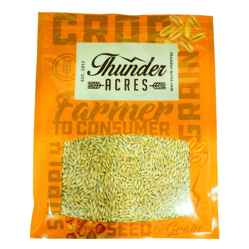 Thunder Acres Barley Seed - Certified Organic - Non-GMO (5lb)