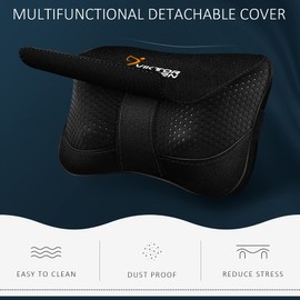 VIKTOR JURGEN Shiatsu Back Massager with Heat - Kneading Massage Pillow for Neck, Shoulder Pain Relief - Christmas Gift for Women, Men, Dad, Mom - Great for Mother's Day, Father's Day, Valentine's Day