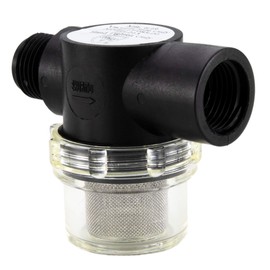 Shurflo 255-213 RV Replacement Water Pump Strainer | 1/2 Twist-On Pipe Strainer