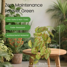 CHvista Realistic Artificial Potted Plants for Desk - Small Fake Plants in Pots for Office Home Decor, Low Maintenance Indoor Greenery for Bathroom, Kitchen, Living Room, Shelf