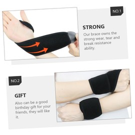 Baluue 1 Set Wristband Wrist Brace Self-heating Brace Wrist Compression Brace Wrap Brace Wrist Band Wrist Thumb Brace Sports Bracer Exercise Wrist Support Bracer for Exercise Ok Cloth
