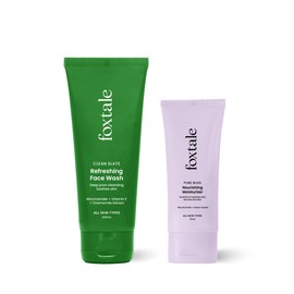 Foxtale Combo | Everyday Glow Duo | With Foxtale Refreshing Face Wash 100ml + Foxtale Nourishing Moisturizer 50ml