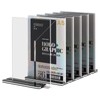 Frstem Set of 6 A5 Table Stands with Base Crystal