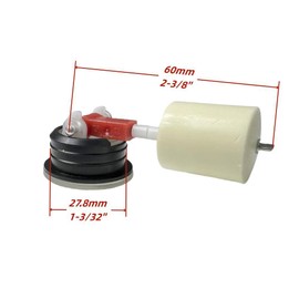 28mm-Diameter Round Push-in Fuel Level Gauge for 2-Cycle Gas Generator for Upgraded Fuel Tank on Baja Warrior Coleman Go Kart Mini Bike for Champion 2-in. 196cc Semi-Trash Water Pump Model 66520