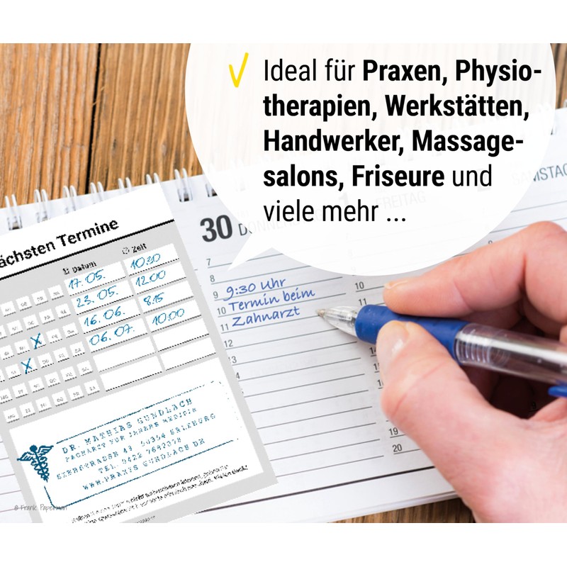 Frank Paperman | 600 Appointment Notes | 12 x Appointment