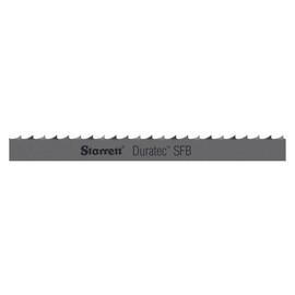 Starrett Duratec SFB Band Saw Blade, Carbon Steel, Regular Tooth, Raker Set, Neutral Rake, 93.5" Length, 1/2" Width, 0.025" Thick, 10 TPI