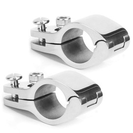 Jaw Slide Hardware Marine Jaw Slide Bimini Top Jaw Slide, Pack of 2 Bimini Upper Jaw Slide Clamp Steel Boat Fittings for Inflatable Commercial Yachts (25 mm)