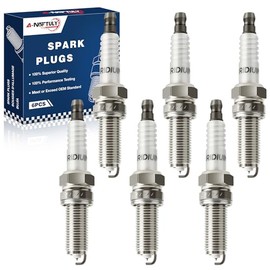 Bujias de iridio 6 Pack 93175 LKR7DIX-11S Compatibles con 2008-2017 Honda Accord 3.5 Odyssey Pilot, Jeep Grand Cherokee 3.6 Wrangler Dodge Charger Dur