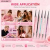 ZEOHBETY Nail Art Brushes, 5Pcs Nail Art Liner Brushes, Dotting