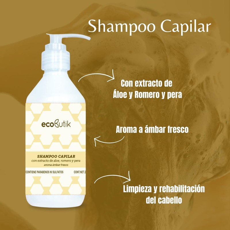 Crema humectante, Shampoo capilar y Shampoo para manos y cuerpo,