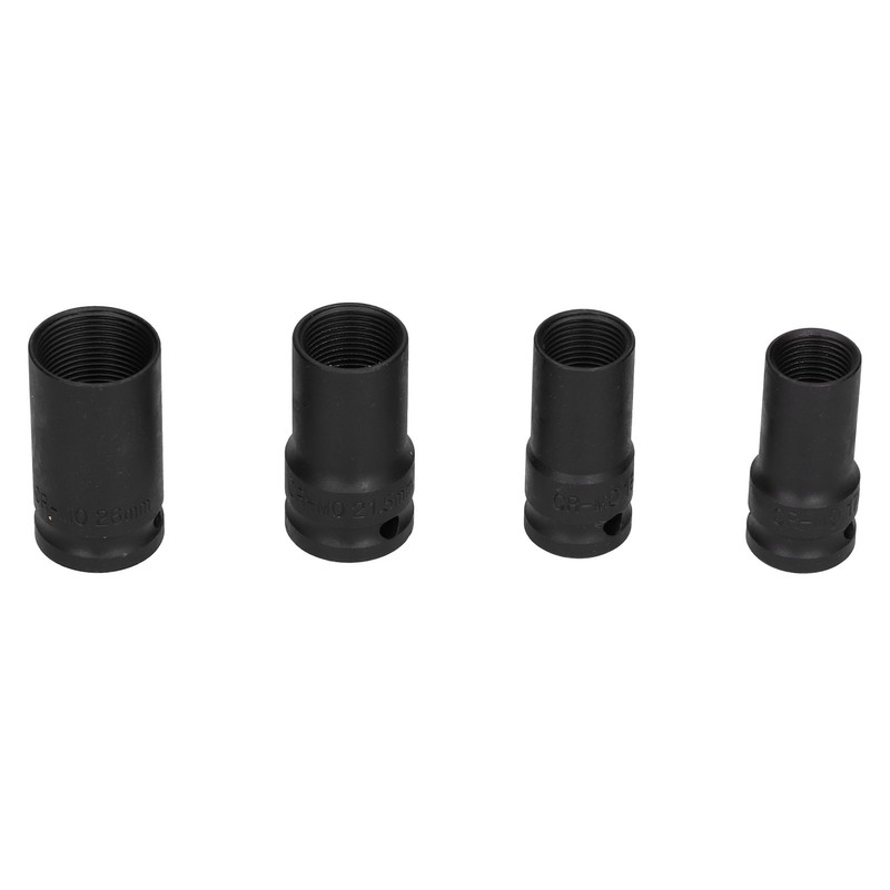 4pcs Locking Wheel Nut Removal Sockets Removers Extractors Kit Aluminum