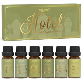 SALUBRITO Luxury Hotel Fragrance Oil Set for Diffuser, Premium Essential Oil - Inspired by Classic Hotel Scents Re-Imagined, Gift for Women and Men
