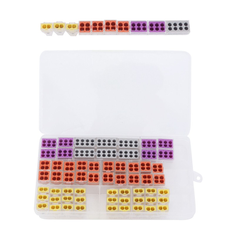 71Pcs Quick Connect Terminals PCT 102 104 106 108 Wire