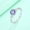 Blaniy Infinity Promise Rings for Her 925 Sterling Silver 1CT