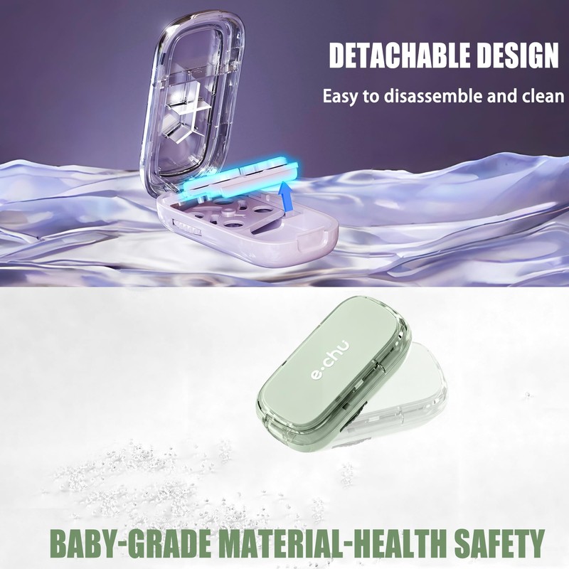 Pill Cutter Splitter for Small and Tiny Pills - 1/2&1/3&1/4