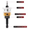SUPAWAY 6-Piece Countersink Drill Bit Set, 8 mm Round Shank,