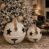 Artego Cascabeles navideños Gigantes Set 2 Piezas Metal Pie de