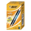 BIC SCSM361AST Soft Feel Retractable Ballpoint Pen, Black/Blue, 1mm, Medium,