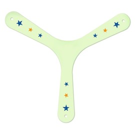 moses. 30320 PhänoMINT Boomerang, Throwing Game for Children, Glow in the Dark Boomerang, Triple Wings and with Exciting Information, Glow-in-the-Dark Pack of 1