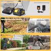 RUALION Leaf Blower Cordless Up to 650 CFM 195 MPH-Electric