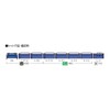 TOMIX 98388 N Gauge JR EF66 Type Blue Train Set