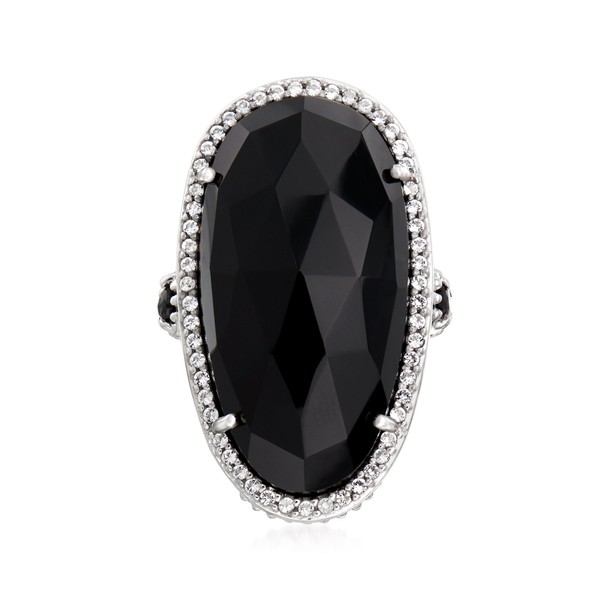 Ross-Simons Black Onyx, .40 ct. t.w. Black Spinel and .40