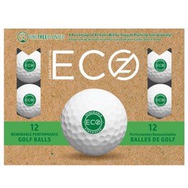 Zero Friction Eco Z Golf Balls - One Dozen (White)