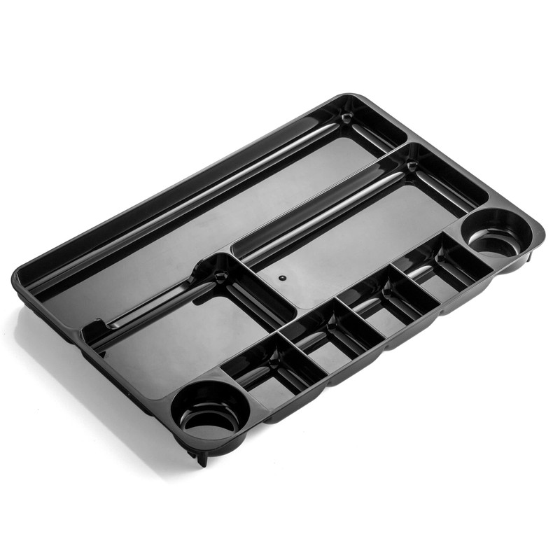 Officemate Recycled Plastic Desk Drawer Organizer, Nine Compartments, 14 X
