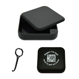 Kasse Invisalign Case by TÜL – Modern Aligner & Retainer Case with QR Code Recovery | Magnetic Twist Open | 3D Printed in the USA | Secure Travel Design | Includes Invisalign Remover Tool